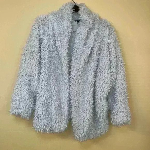 Express Warm cozy teddy bear jacket Like New Size XS - Picture 1 of 8